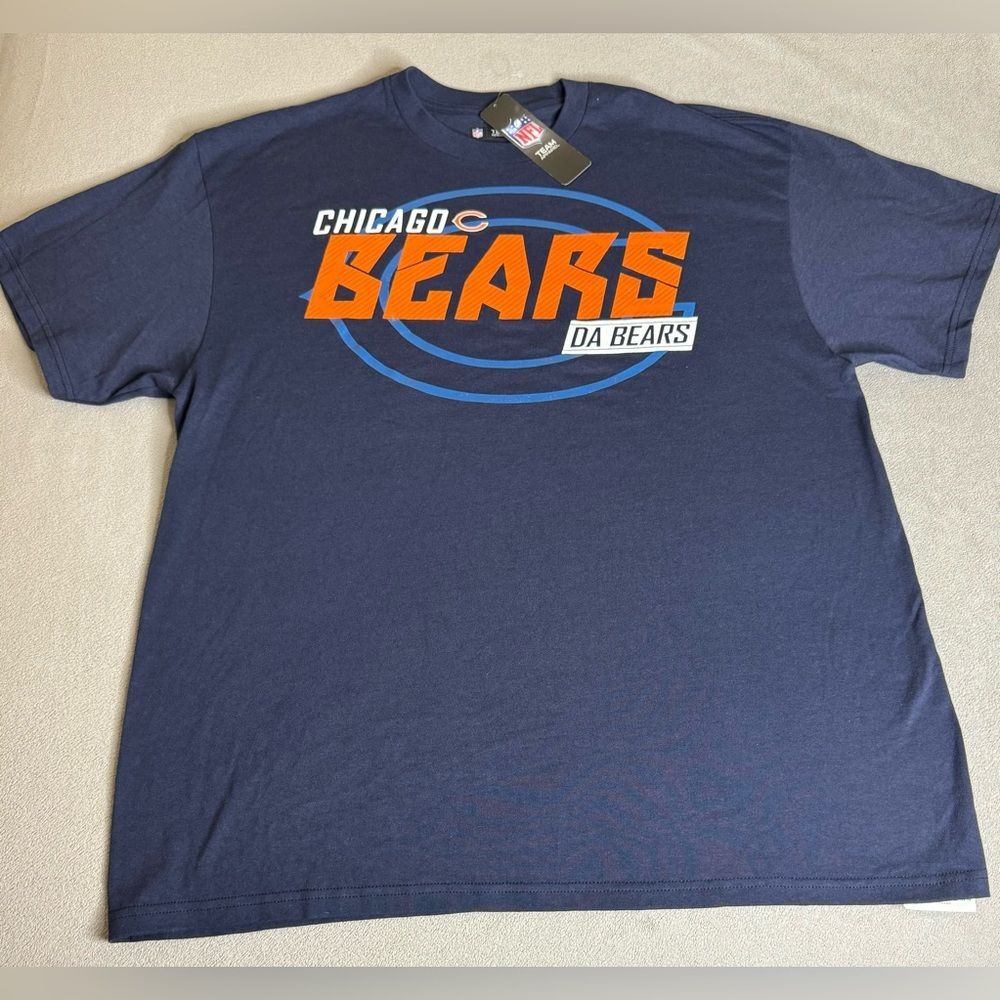 NWT DA BEARS Chicago 2013 Football Schedule  T Shirt  NFL Football  Large